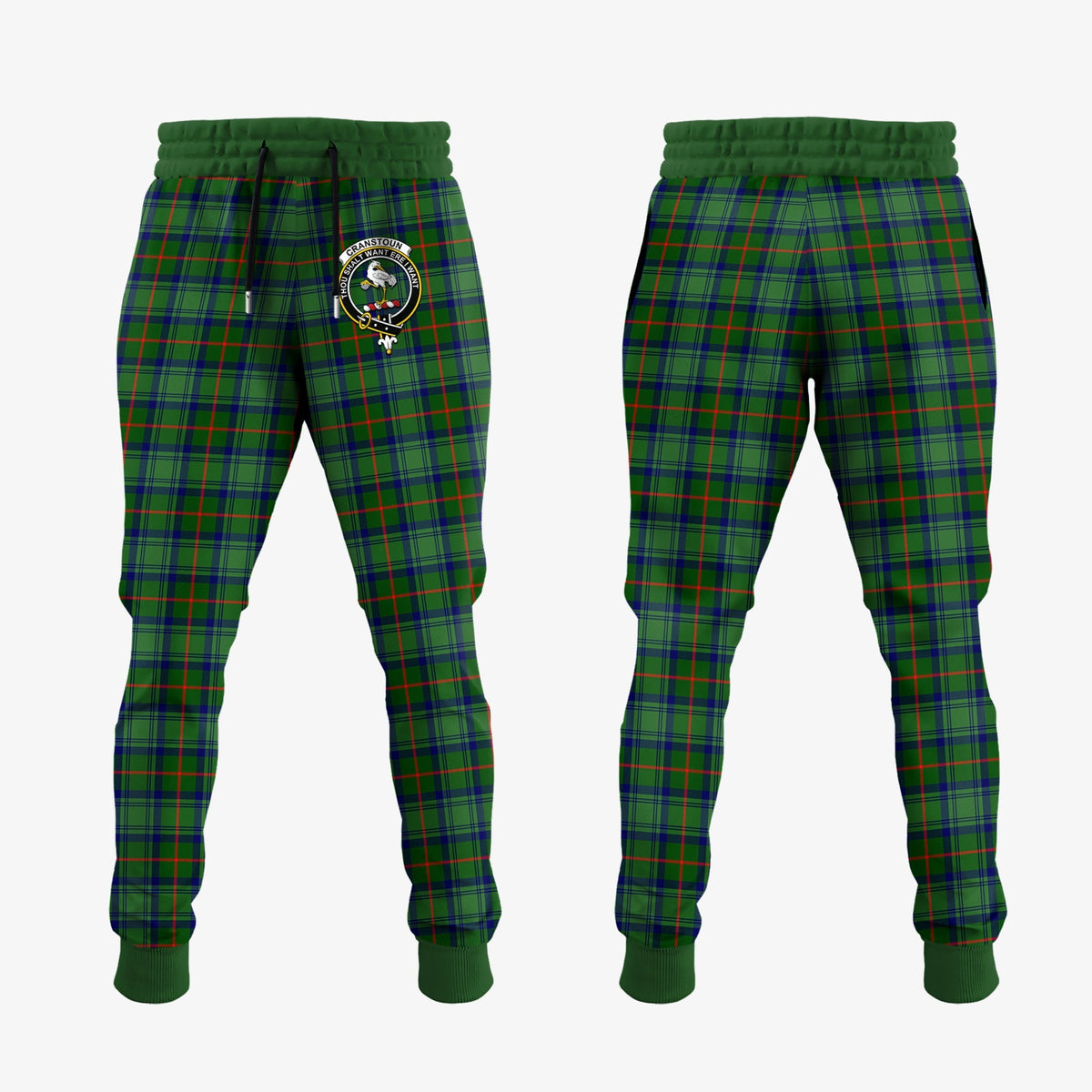 Cranstoun Tartan Crest Jogger Sweatpants