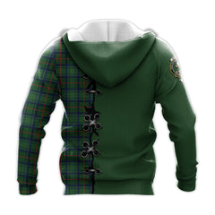 Cranstoun Tartan Hoodie - Lion Rampant And Celtic Thistle Style