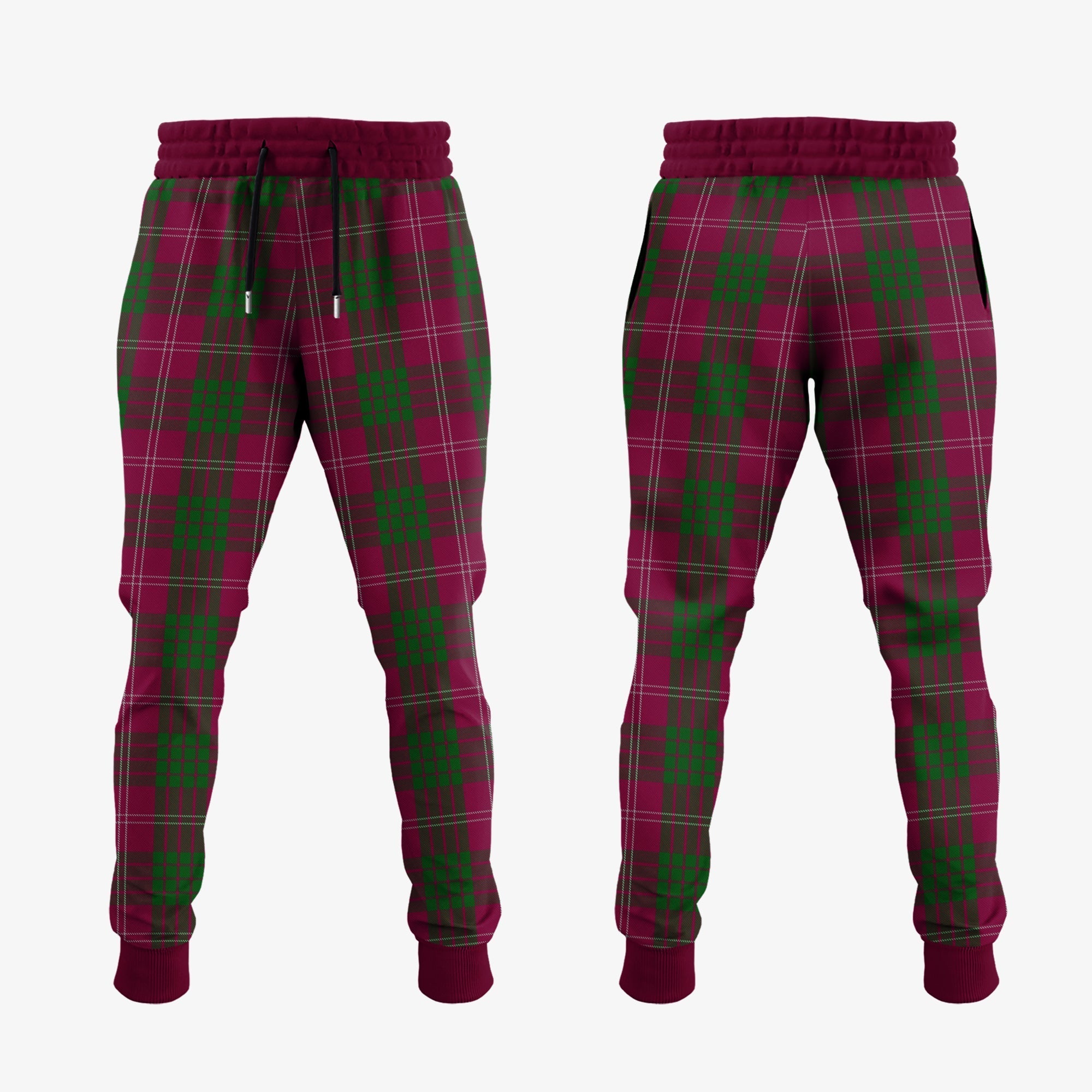 Crawford Tartan Crest Jogger Sweatpants