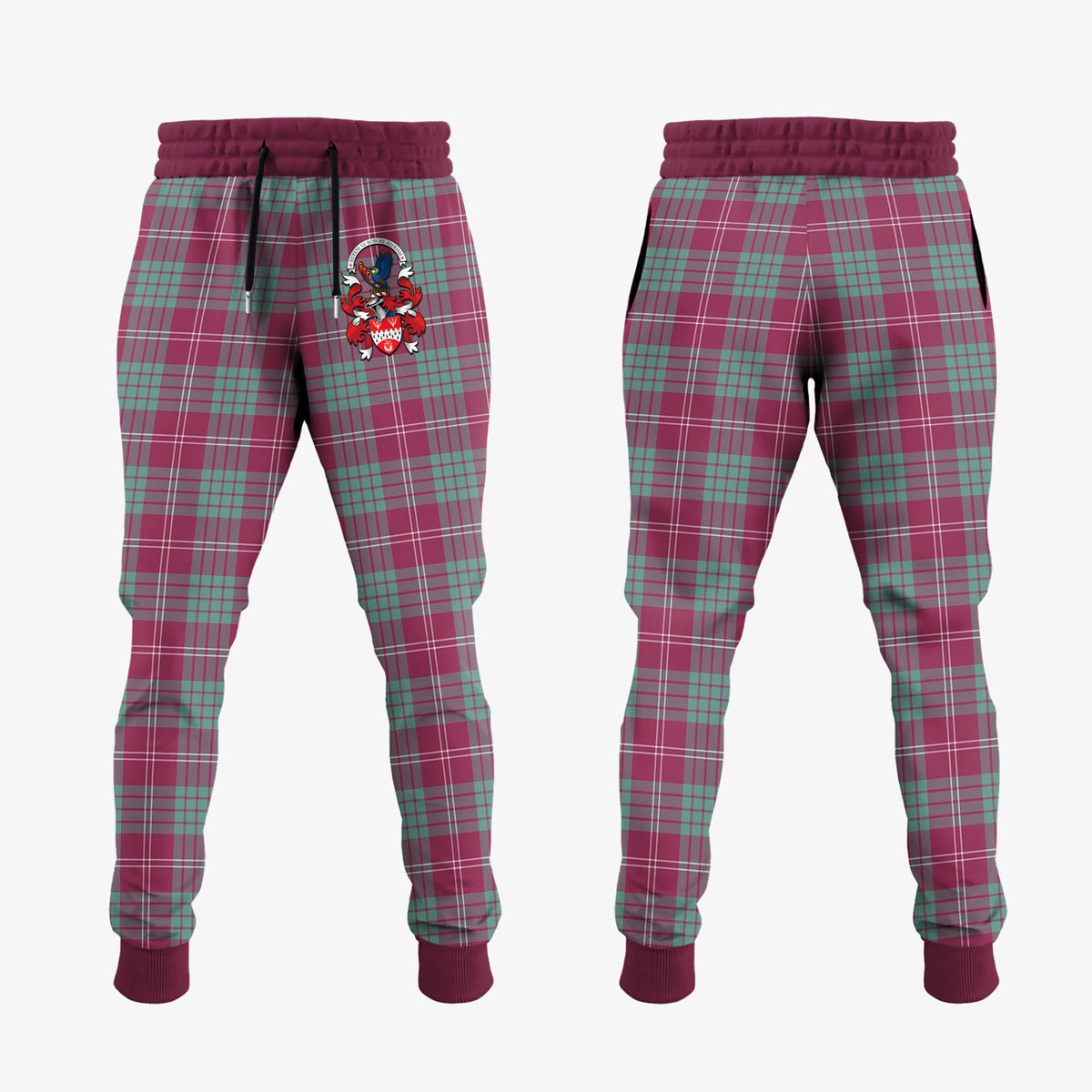 Crawford Ancient Of NewZealand Tartan Crest Jogger Sweatpants