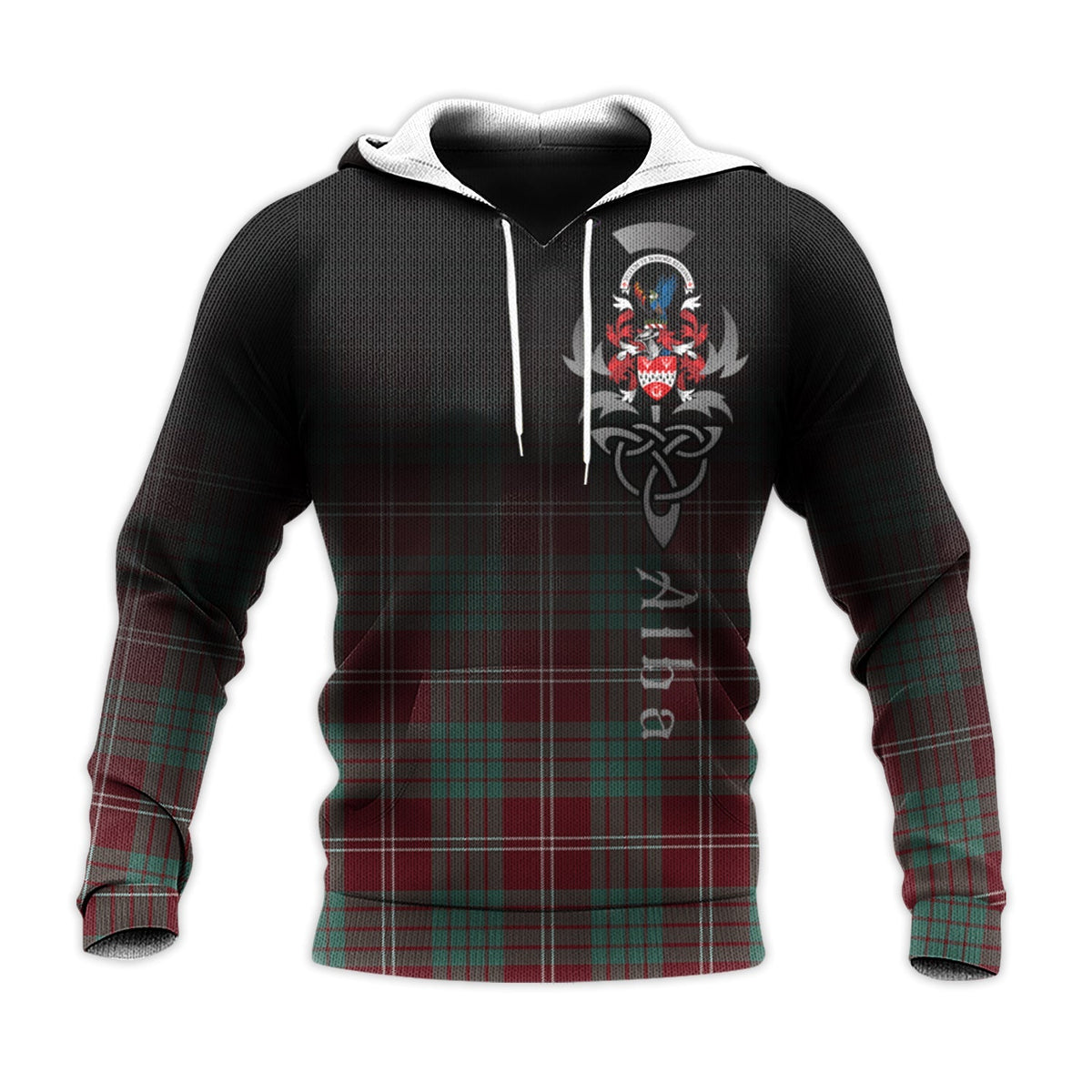 Crawford Modern Of NewZealand Tartan Hoodie - Alba Celtic Style