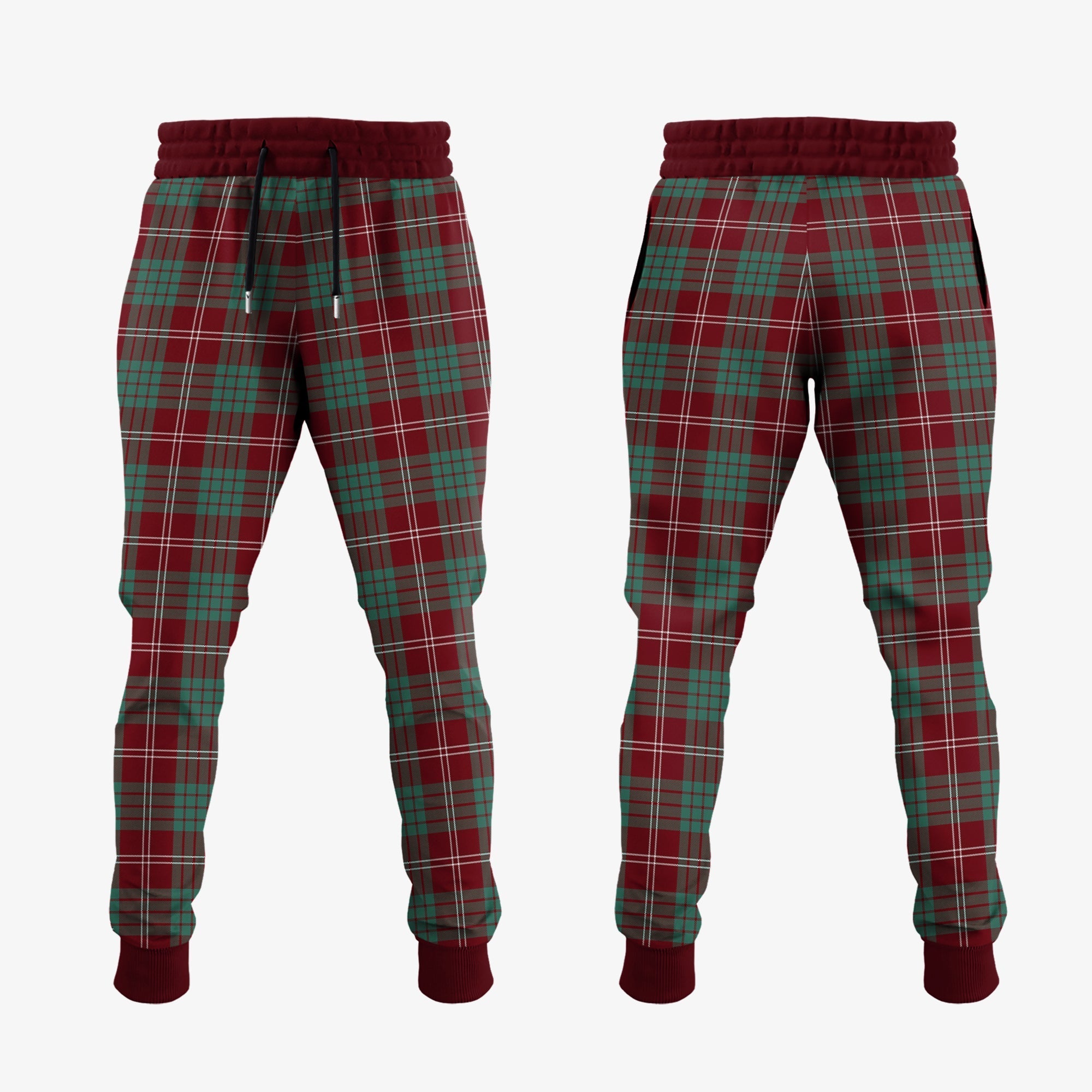 Crawford Modern Of NewZealand Tartan Crest Jogger Sweatpants