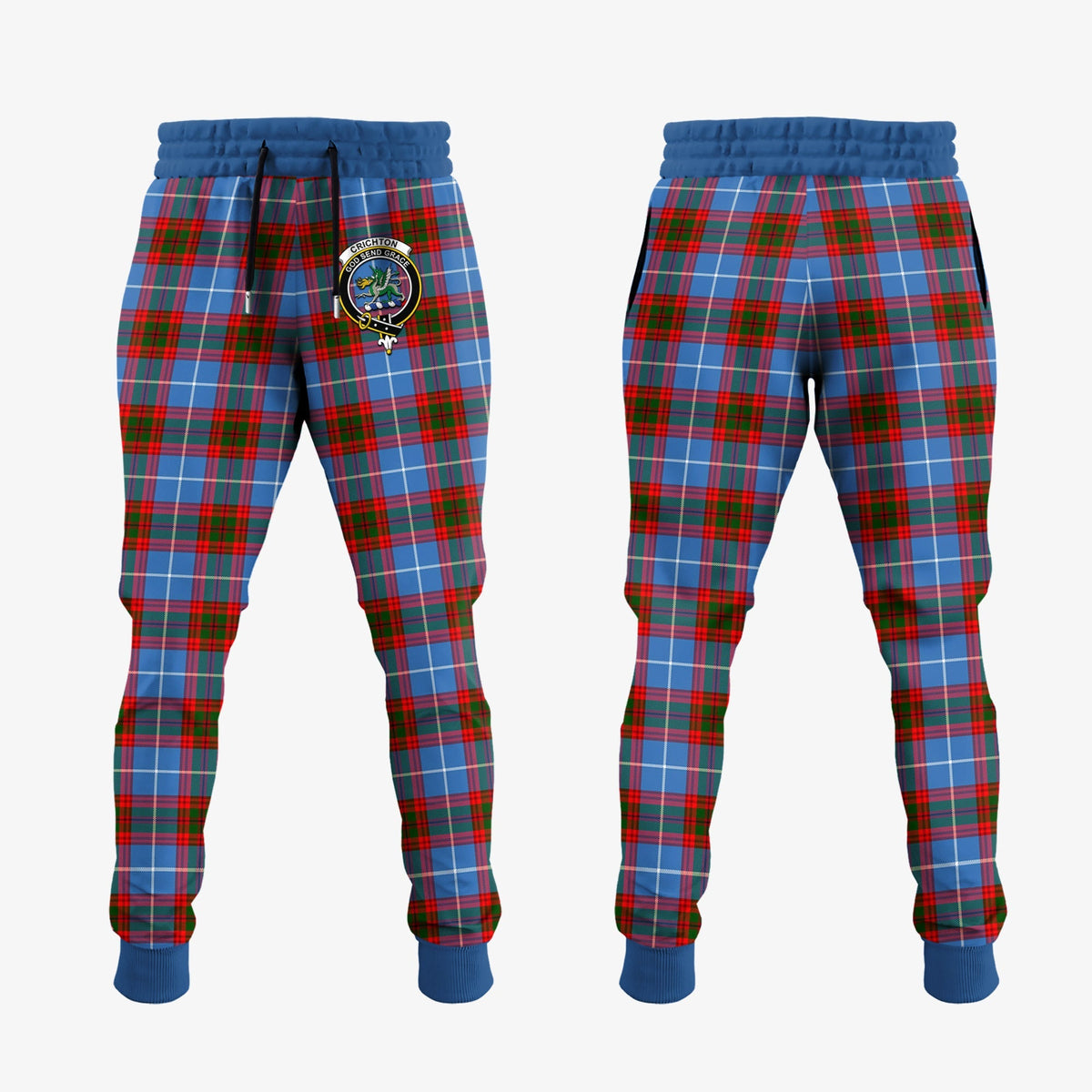 Crichton Tartan Crest Jogger Sweatpants