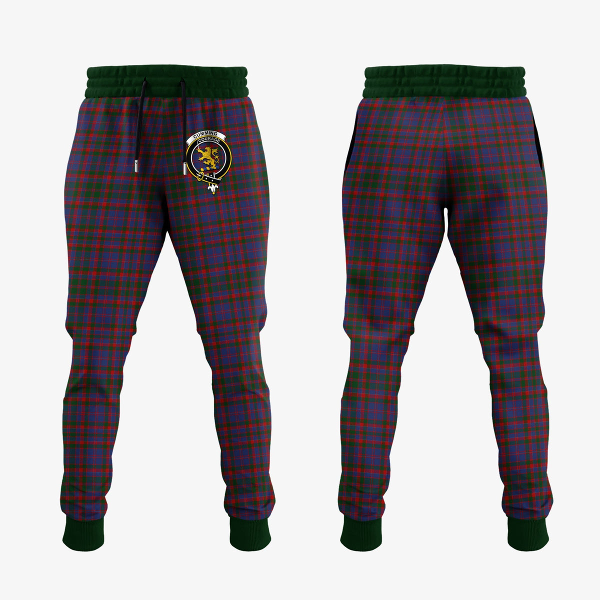 Cumming Tartan Crest Jogger Sweatpants