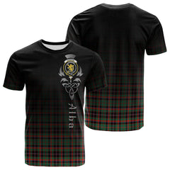 Cumming Hunting Ancient Tartan Crest T-shirt - Alba Celtic Style