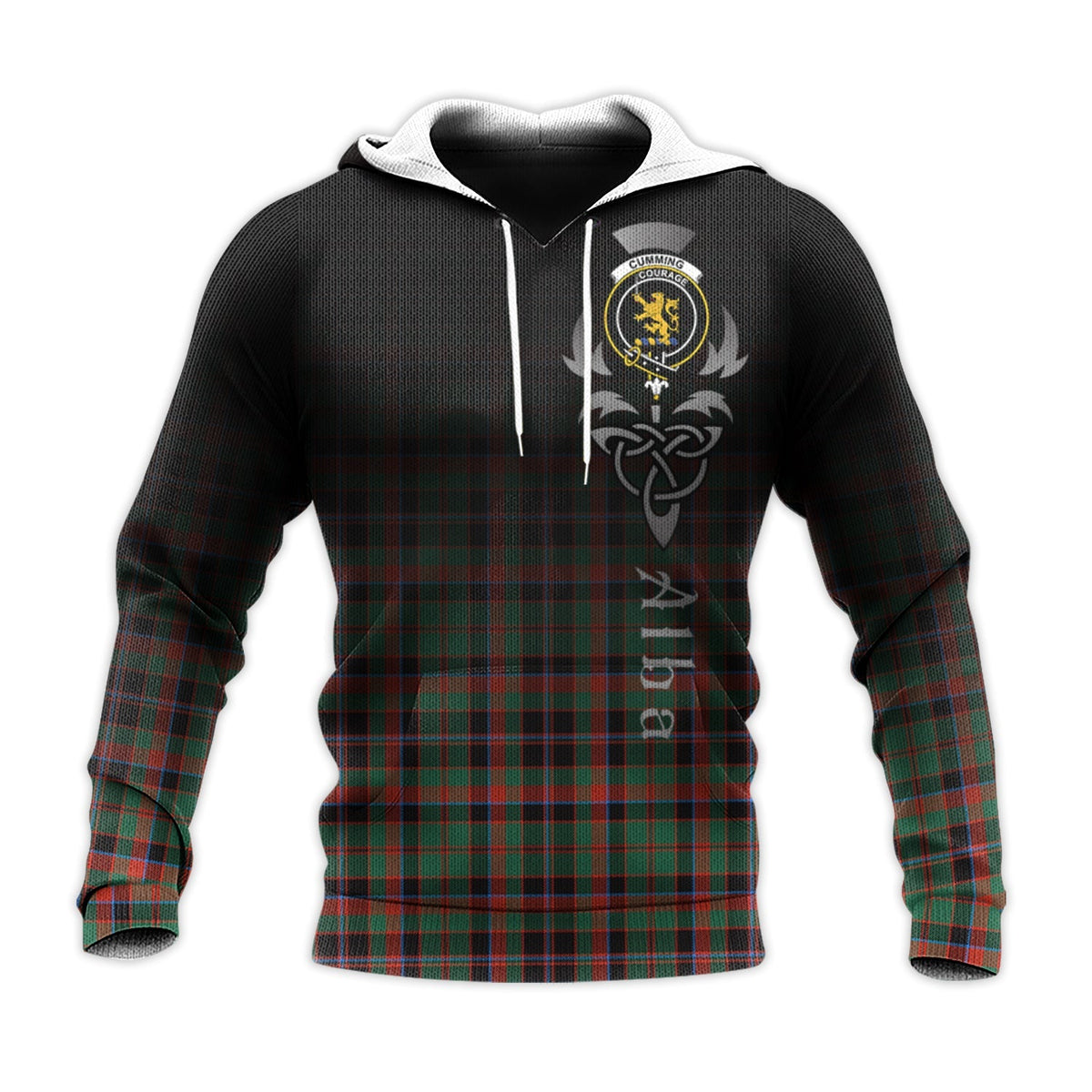 Cumming Hunting Ancient Tartan Hoodie - Alba Celtic Style