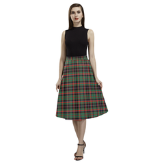 Cumming Hunting Ancient Tartan Aoede Crepe Skirt