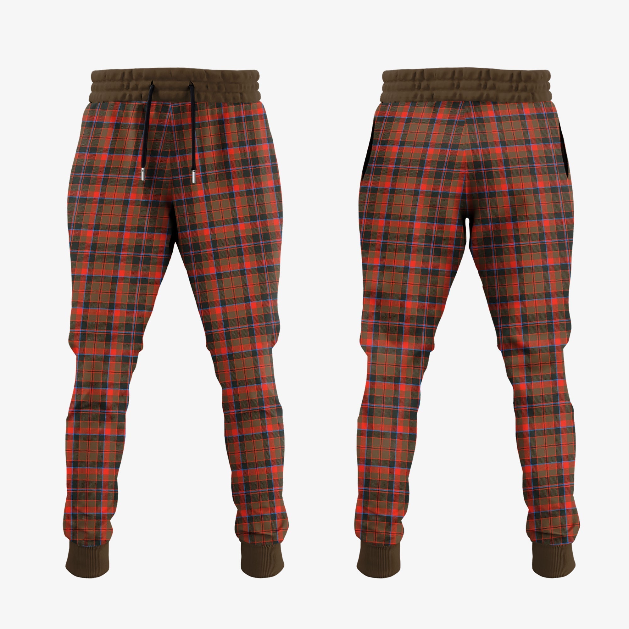 Cumming Hunting Weathered Tartan Crest Jogger Sweatpants