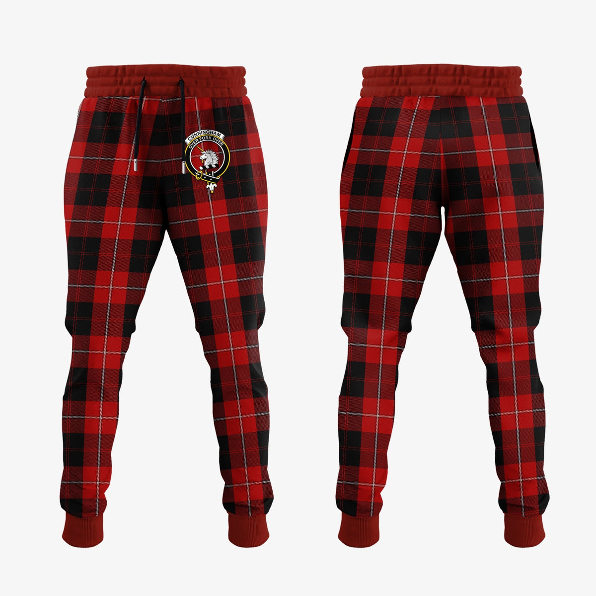 Cunningham Tartan Crest Jogger Sweatpants