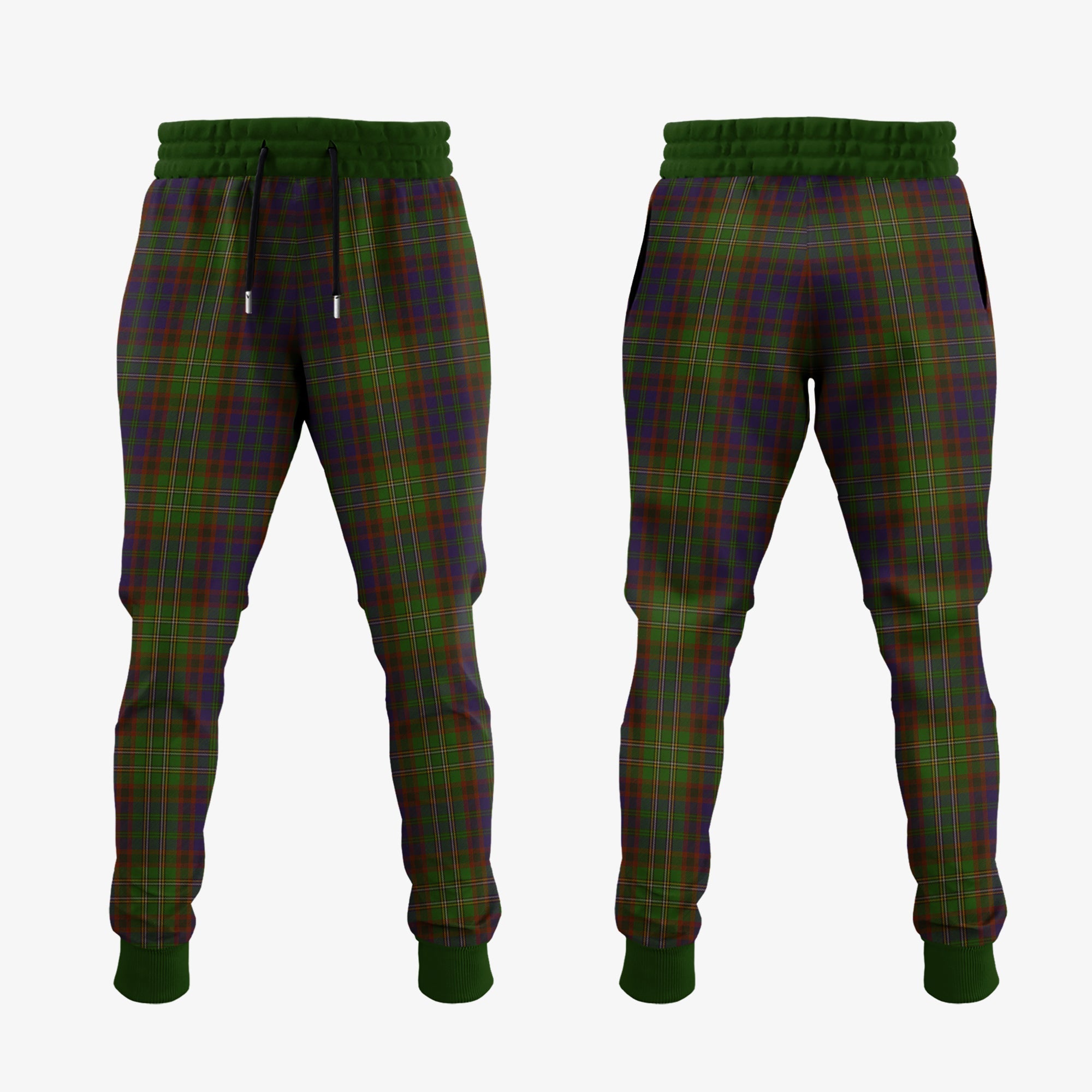 Cunningham Hunting Modern Tartan Crest Jogger Sweatpants