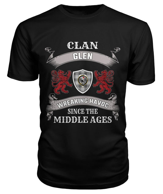 Glen Family Tartan - 2D T-shirt 1060