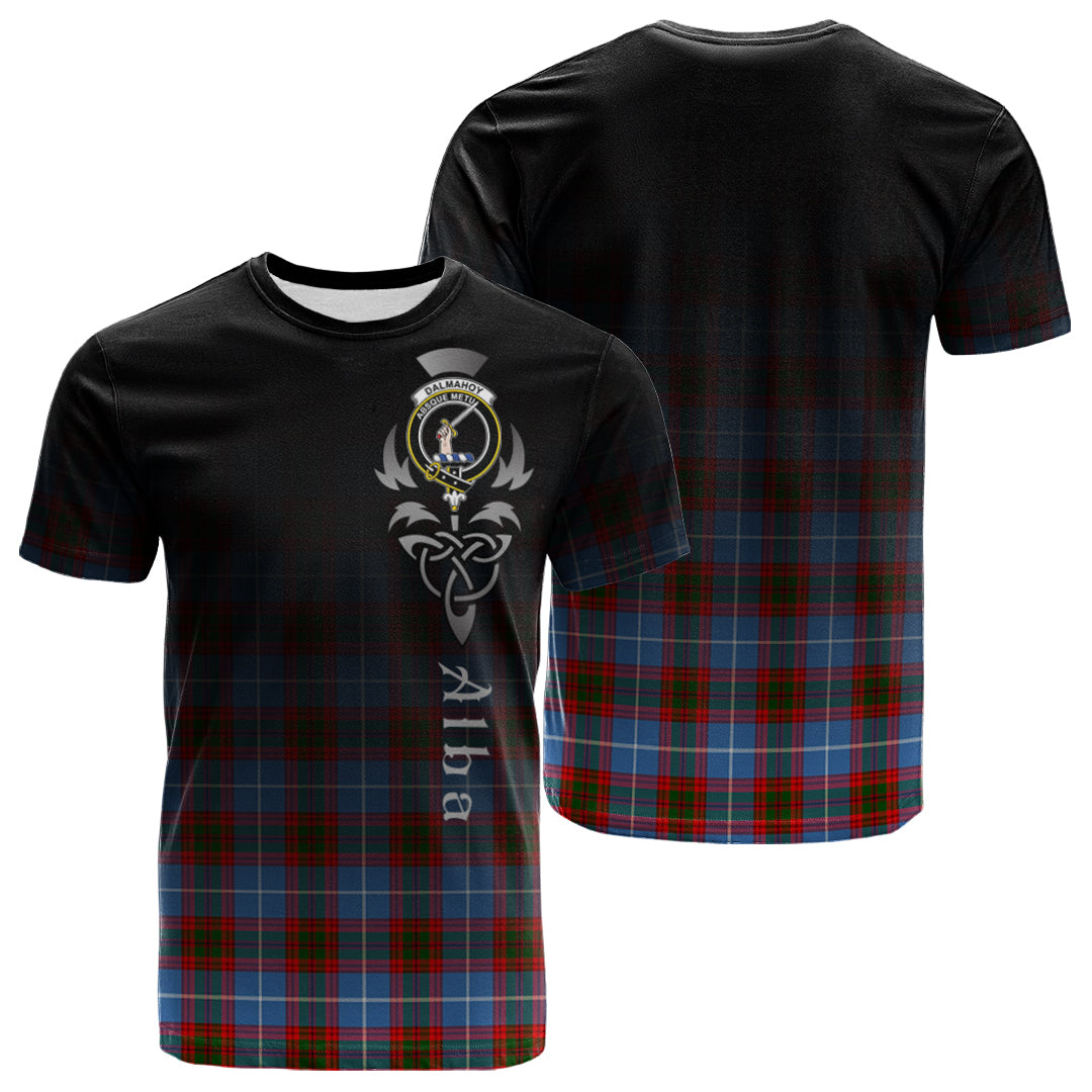 Dalmahoy Tartan Crest T-shirt - Alba Celtic Style