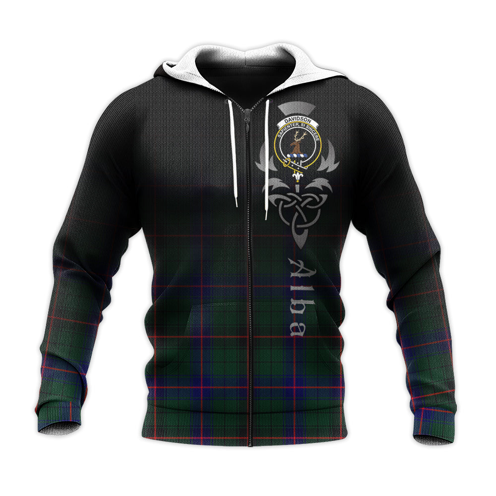 Davidson Modern Tartan Hoodie - Alba Celtic Style