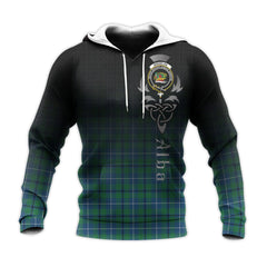 Douglas Ancient Tartan Hoodie - Alba Celtic Style