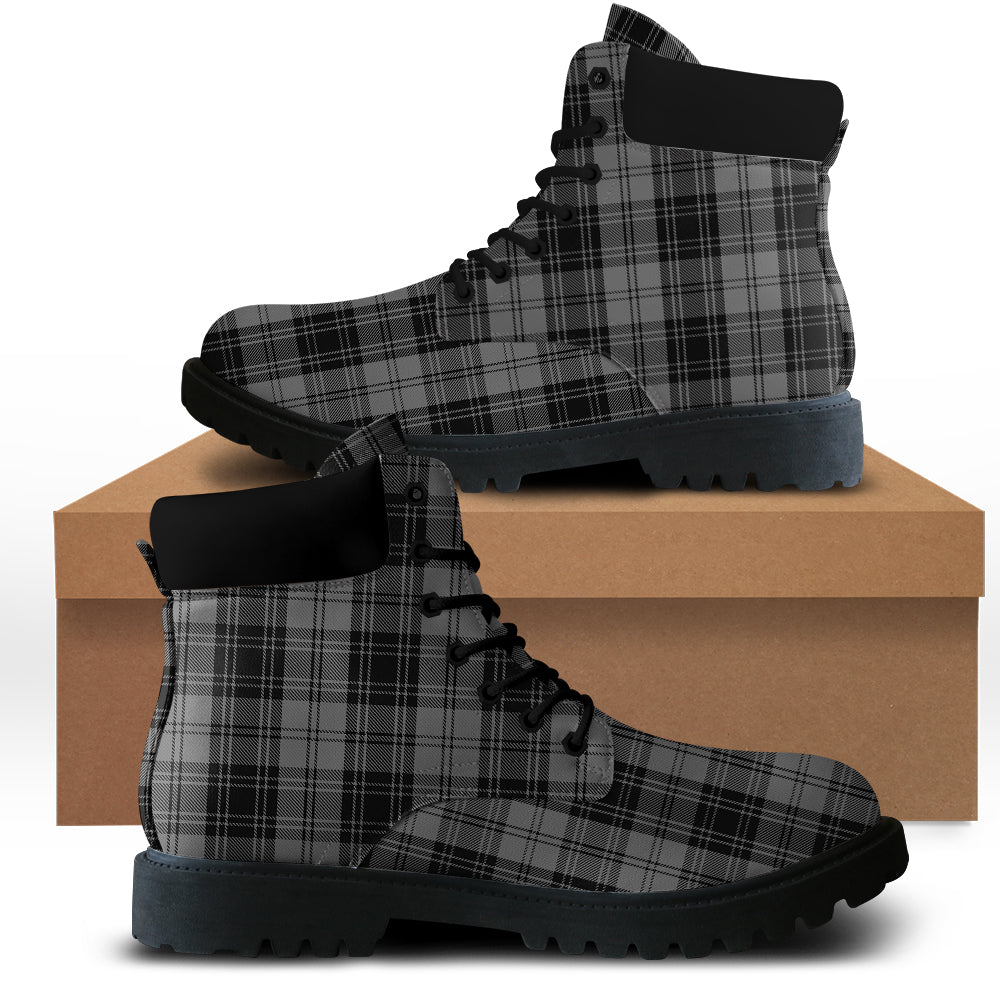 Douglas Grey Tartan All Season Boots