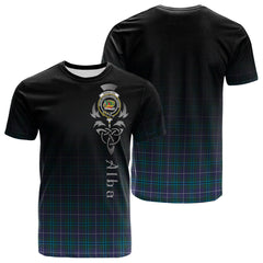 Douglas Modern Tartan Crest T-shirt - Alba Celtic Style