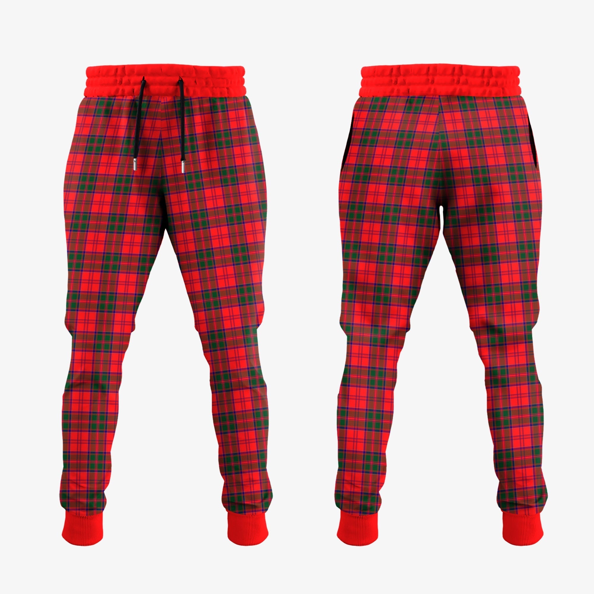 Drummond Modern Tartan Crest Jogger Sweatpants