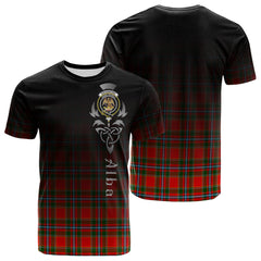 Drummond Of Perth Tartan Crest T-shirt - Alba Celtic Style