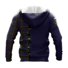 Durie Tartan Hoodie - Lion Rampant And Celtic Thistle Style