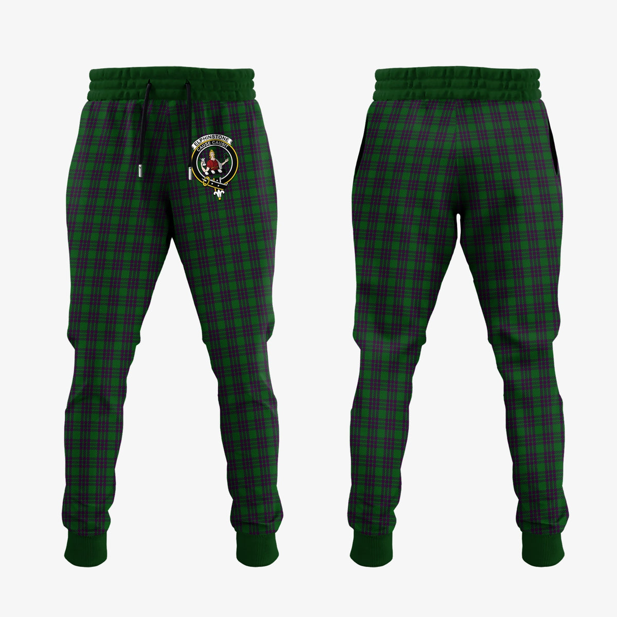 Elphinstone Tartan Crest Jogger Sweatpants