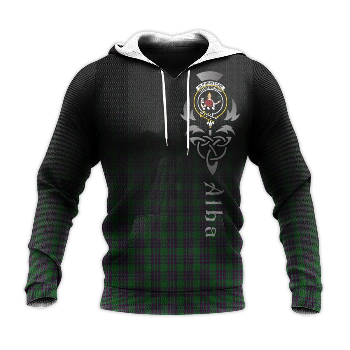 Elphinstone Tartan Hoodie - Alba Celtic Style