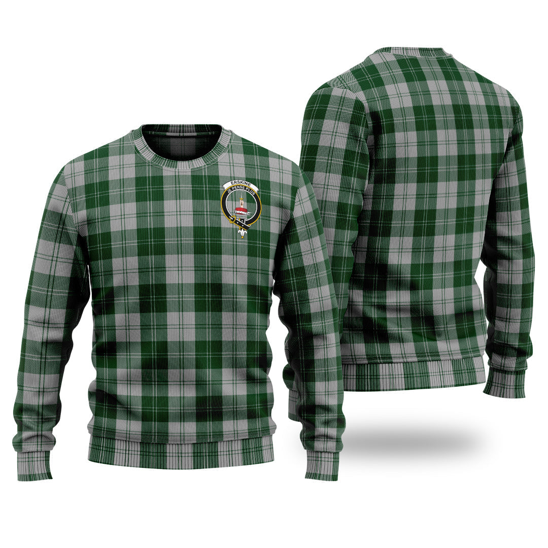 Erskine Green Tartan Sweater