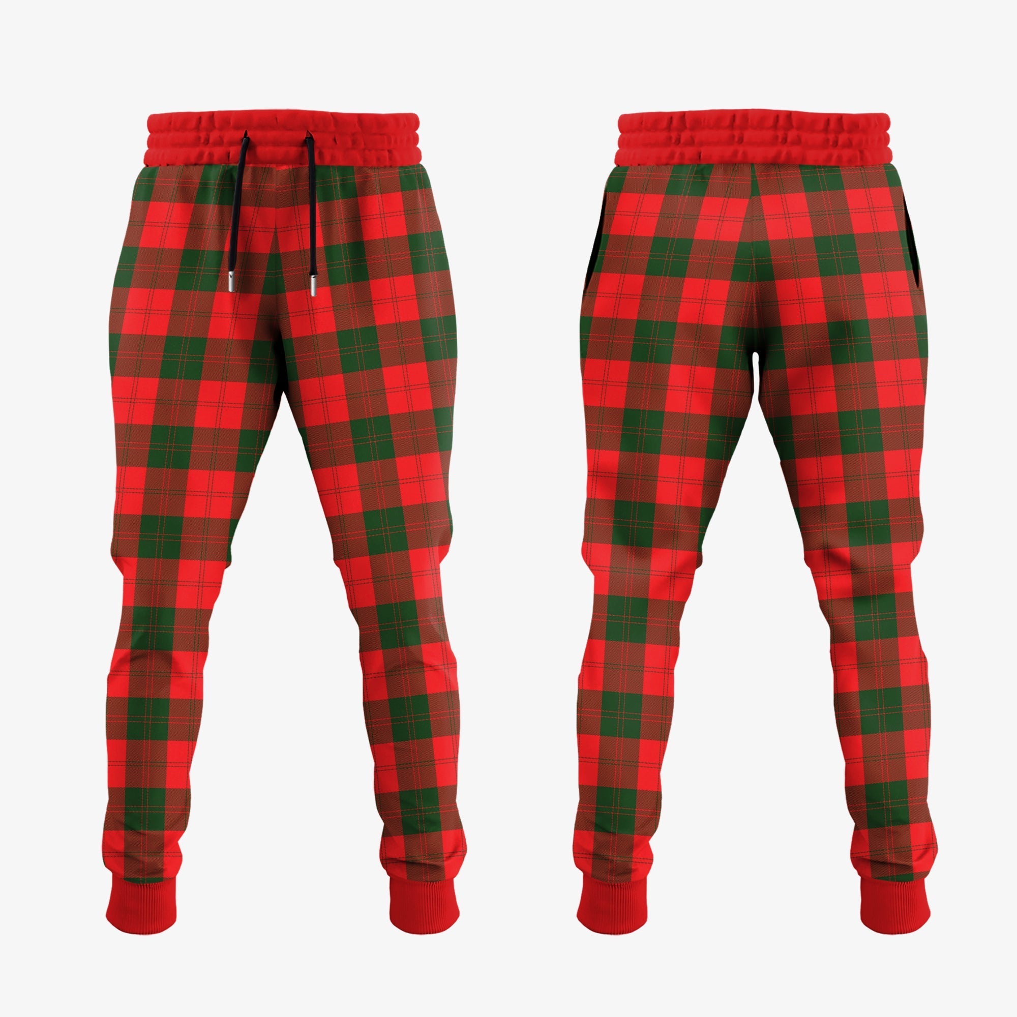 Erskine Modern Tartan Crest Jogger Sweatpants