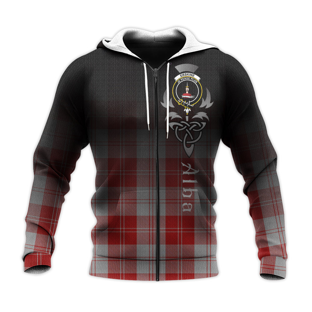 Erskine Red Tartan Hoodie - Alba Celtic Style