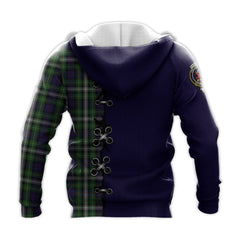 Farquharson Dress Tartan Hoodie - Lion Rampant And Celtic Thistle Style