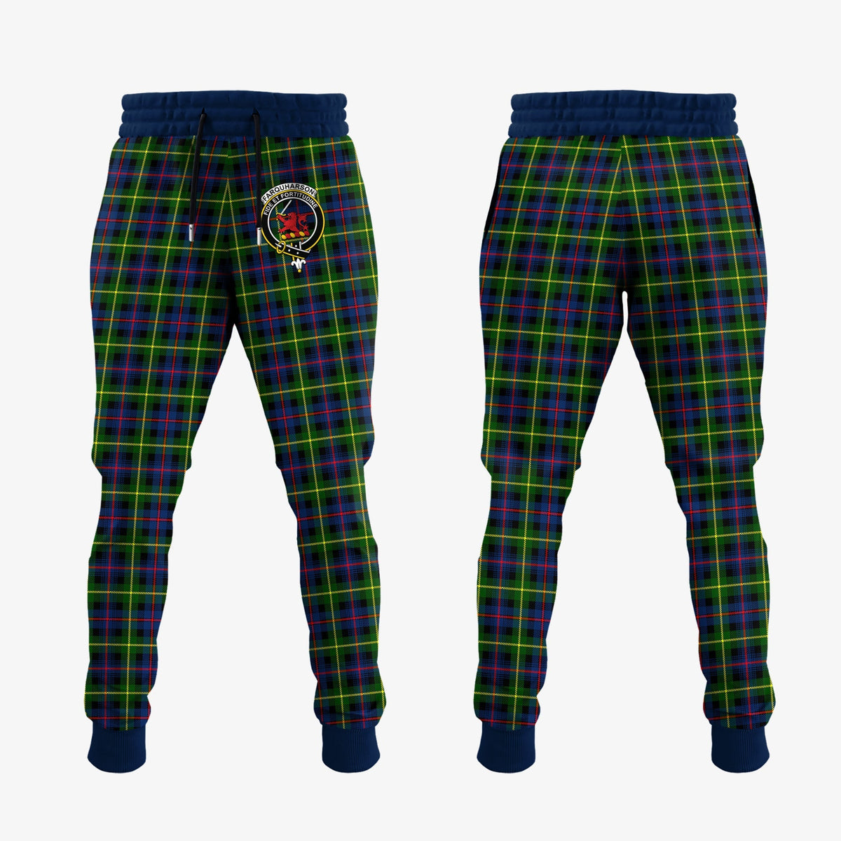 Farquharson Modern Tartan Crest Jogger Sweatpants