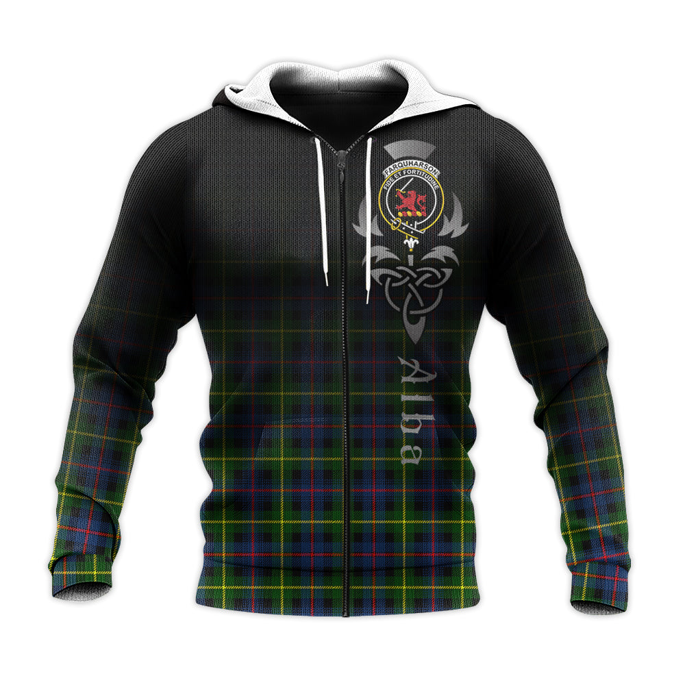 Farquharson Modern Tartan Hoodie - Alba Celtic Style