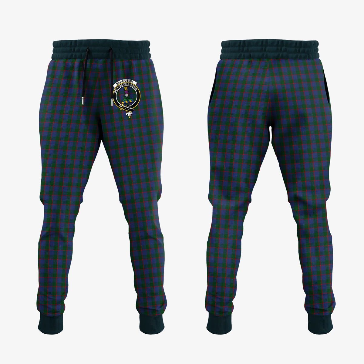 Ferguson Tartan Crest Jogger Sweatpants