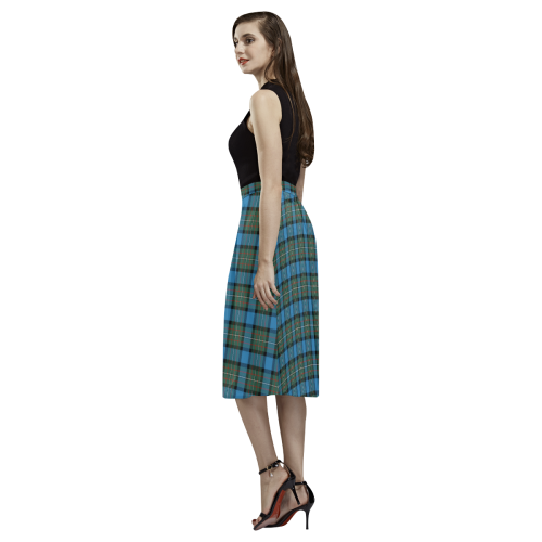 Fergusson Ancient Tartan Aoede Crepe Skirt