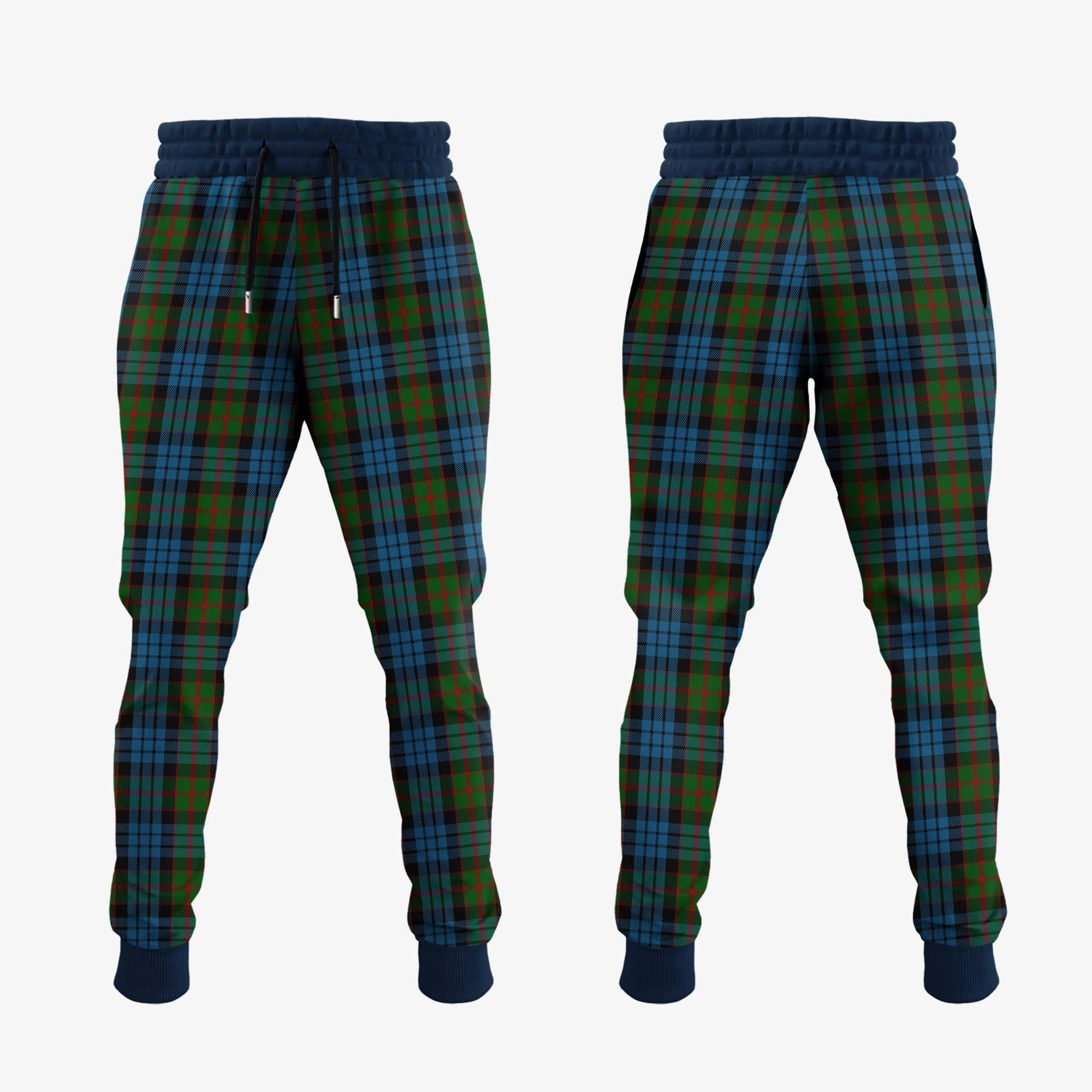 Fletcher Of Dunans Tartan Crest Jogger Sweatpants