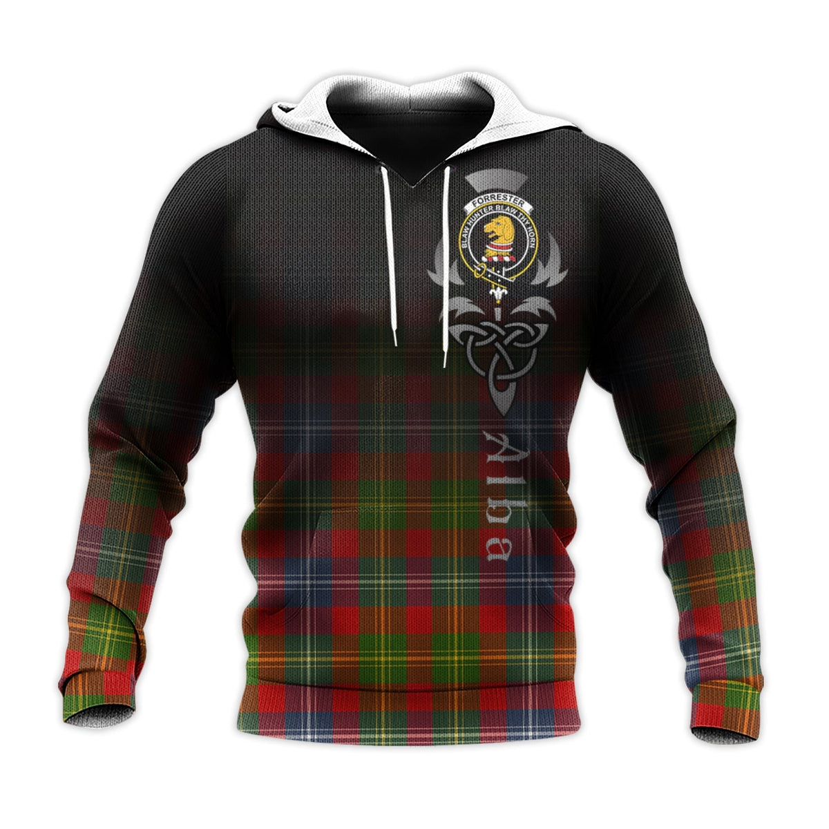 Forrester Tartan Hoodie - Alba Celtic Style