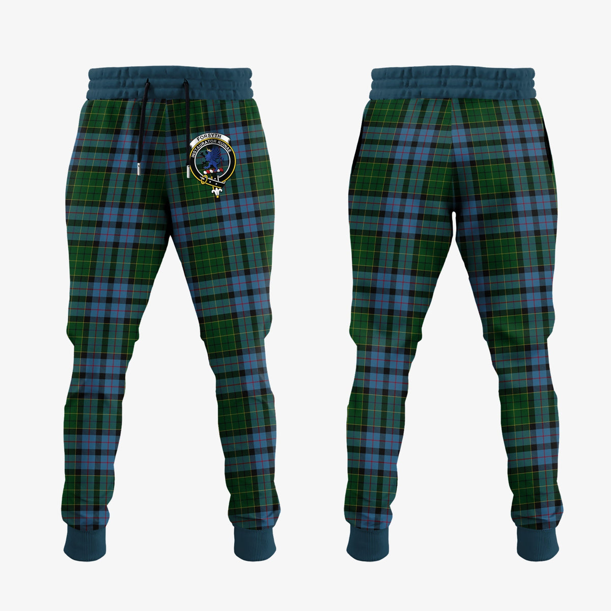 Forsyth Tartan Crest Jogger Sweatpants