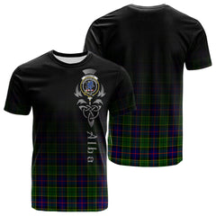 Forsyth Modern Tartan Crest T-shirt - Alba Celtic Style