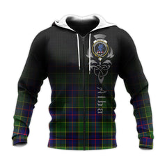 Forsyth Modern Tartan Hoodie - Alba Celtic Style