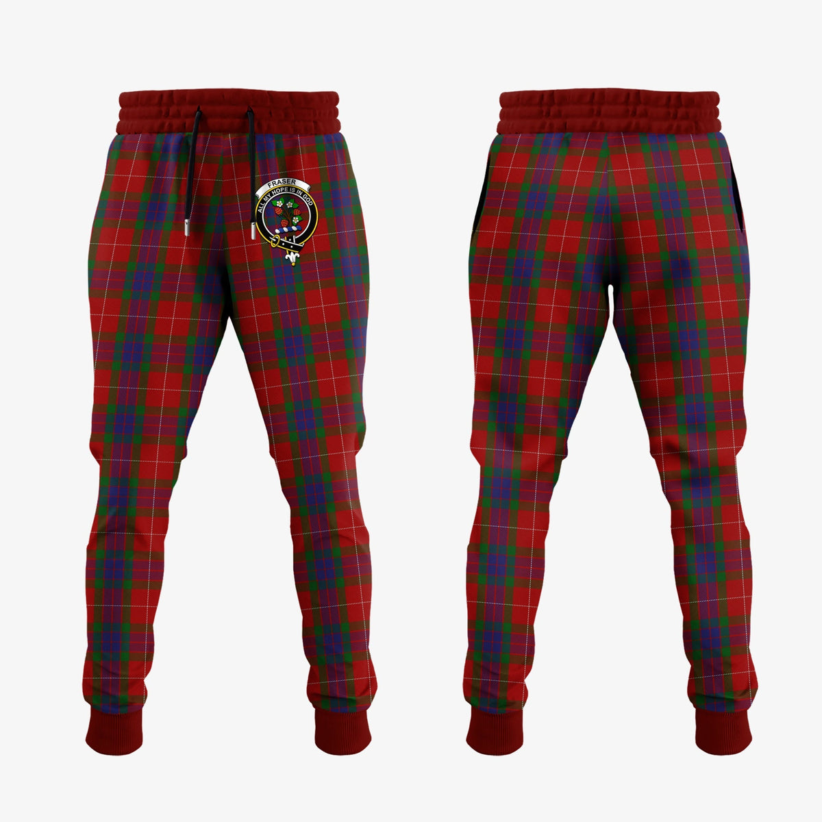 Fraser Tartan Crest Jogger Sweatpants