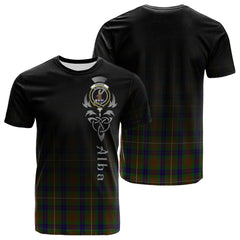 Fraser Hunting Tartan Crest T-shirt - Alba Celtic Style