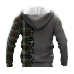 Fraser Hunting Dress Tartan Hoodie - Lion Rampant And Celtic Thistle Style