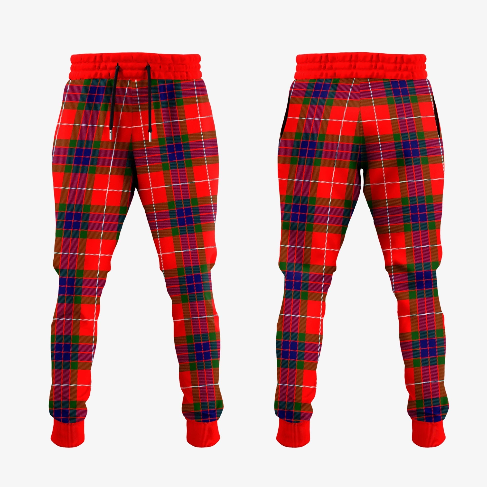 Fraser Modern Tartan Crest Jogger Sweatpants