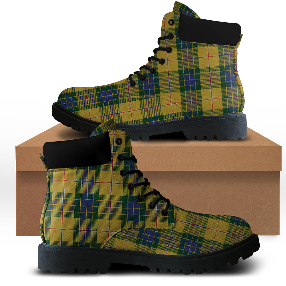 Fraser Yellow Tartan All Season Boots