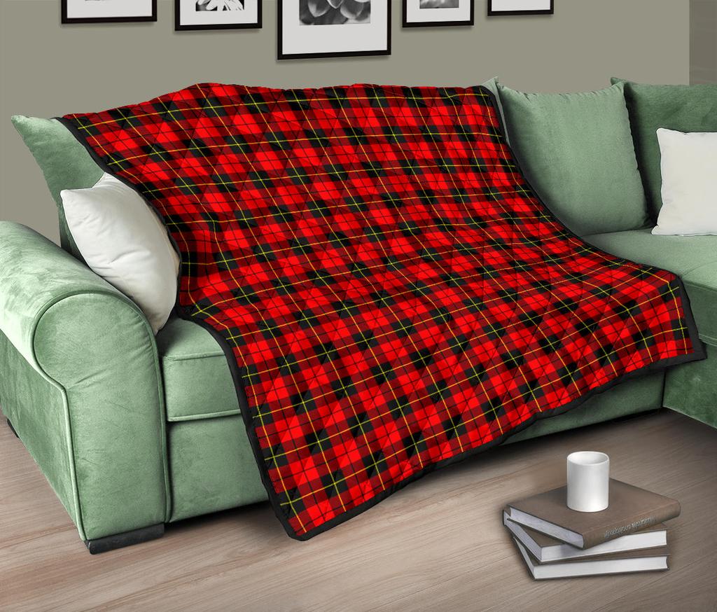 Wallace Hunting - Red Tartan Quilt