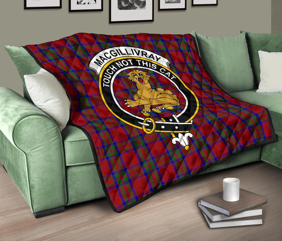 MacGillivray Tartan Crest Quilt - SP