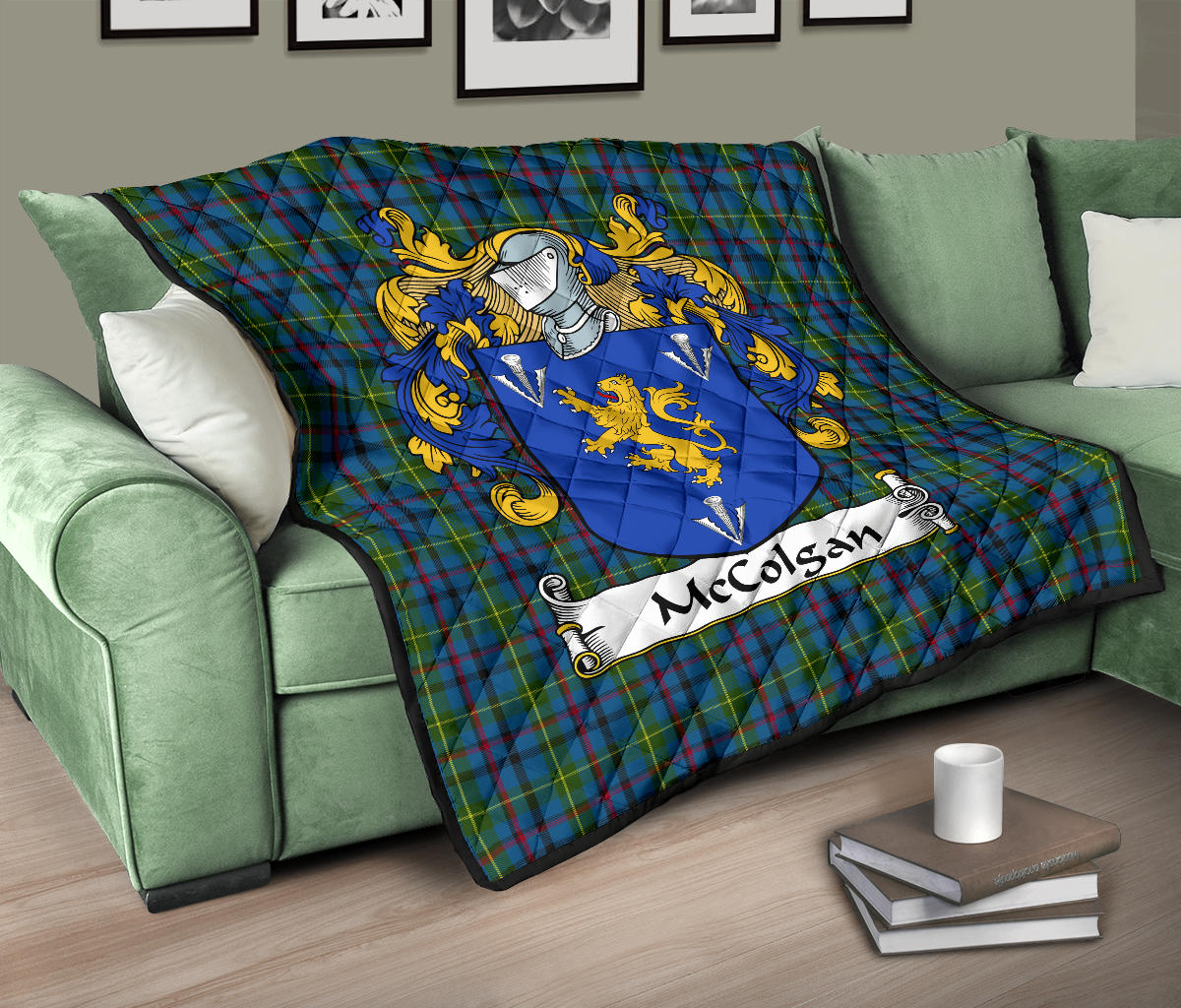 McColgan Tartan Crest Quilt