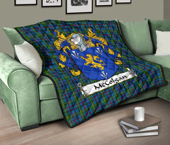 McColgan Tartan Crest Quilt