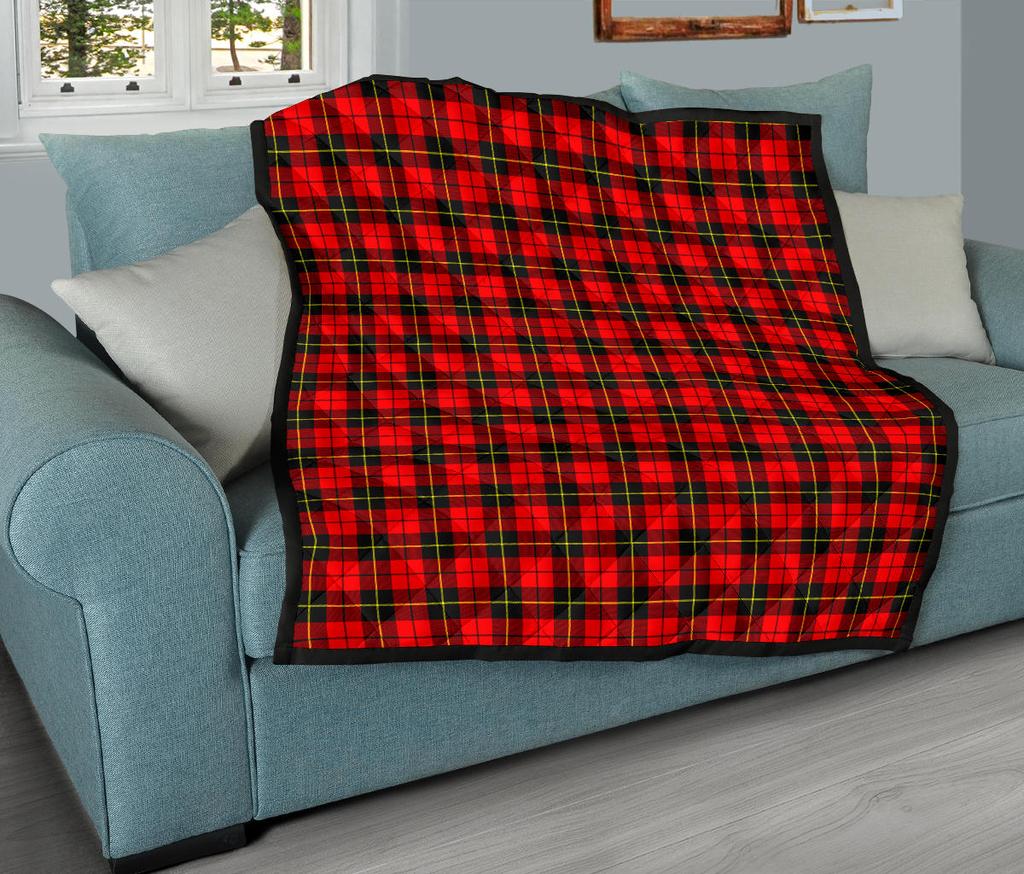 Wallace Hunting - Red Tartan Quilt