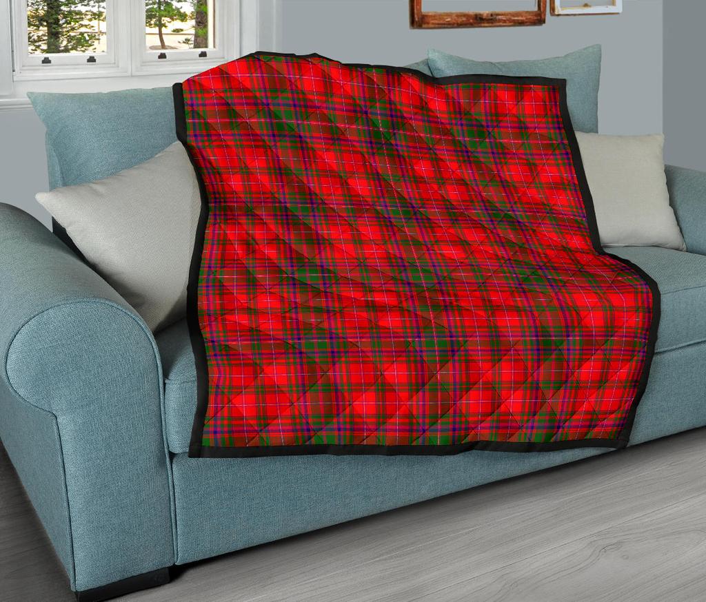 Macdougall Family Modern Tartan Quilt