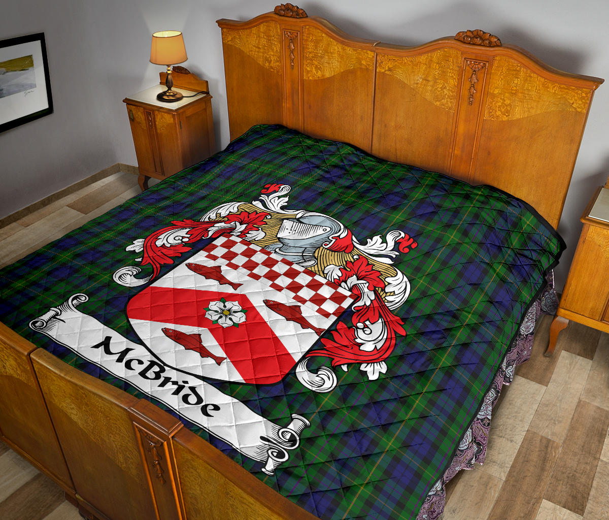 McBride Tartan Crest Quilt - SP